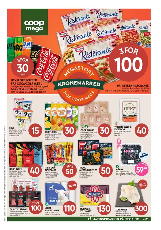 Coop Mega-katalog | Topptilbud for alle kuppjegere | 2026-10-05T00:00:00.000Z - 2026-10-11T00:00:00.000Z