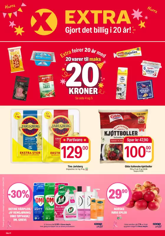 Coop Extra-katalog | Topptilbud for smarte sparere | 2026-10-05T00:00:00.000Z - 2026-10-11T00:00:00.000Z