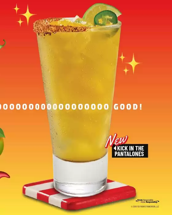 TGI Fridays-katalog | Oppdag attraktive tilbud | 2026-10-10T00:00:00.000Z - 2026-10-24T00:00:00.000Z