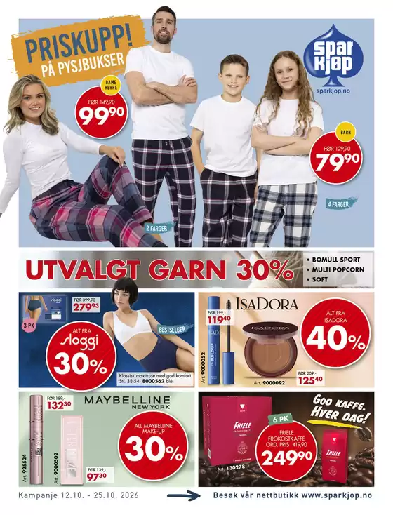 Sparkjøp-katalog | Sparkjøp Kundeavis | 2026-10-12T00:00:00.000Z - 2026-10-25T00:00:00.000Z