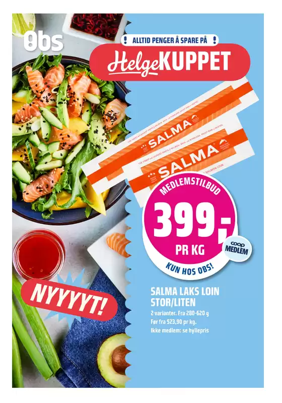 Obs-katalog i Lillesand | Aktuelle tilbud og kampanjer | 2026-10-15T00:00:00.000Z - 2026-10-29T00:00:00.000Z