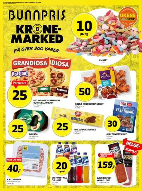 Bunnpris-katalog | Bunnpris Kundeavis | 2026-10-19T00:00:00.000Z - 2026-10-25T00:00:00.000Z