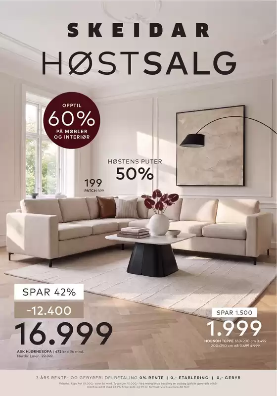 Skeidar-katalog i Hamar | Høstsalg uke 43 | 2026-10-19T00:00:00.000Z - 2026-11-15T00:00:00.000Z
