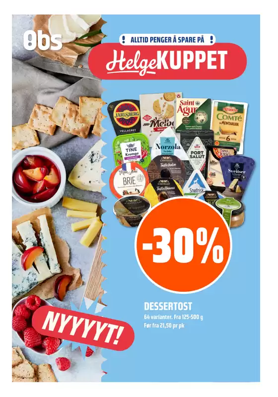 Obs-katalog | Eksklusive tilbud for våre kunder | 2026-10-22T00:00:00.000Z - 2026-11-05T00:00:00.000Z