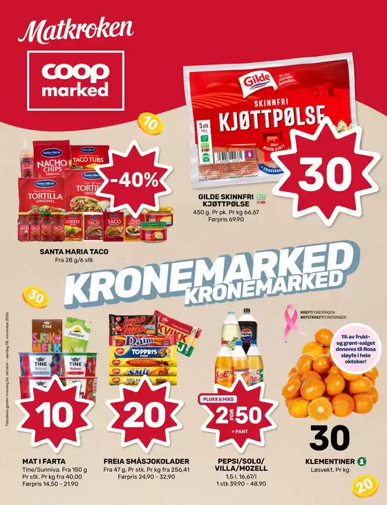 Matkroken-katalog | Rabatter og kampanjer | 2026-10-26T00:00:00.000Z - 2026-11-01T00:00:00.000Z