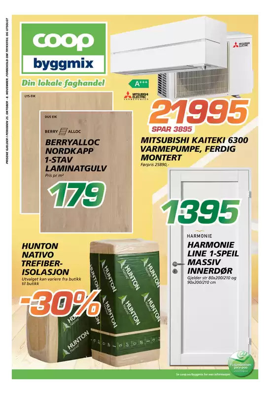 Coop Byggmix-katalog i Andebu | Nye tilbud å oppdage | 2026-10-26T00:00:00.000Z - 2026-11-01T00:00:00.000Z