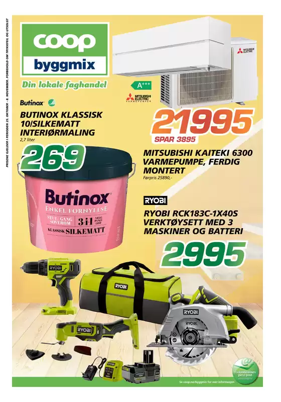 Coop Byggmix-katalog | Coop Byggmix Kundeavis | 2026-10-26T00:00:00.000Z - 2026-11-01T00:00:00.000Z