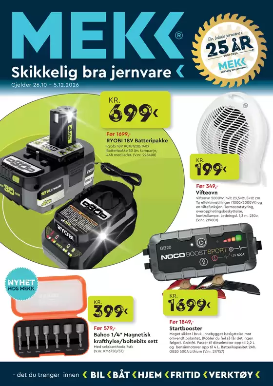 Mekk-katalog i Indre Arna | Aktuelle spesialkampanjer | 2026-10-26T00:00:00.000Z - 2026-12-05T00:00:00.000Z