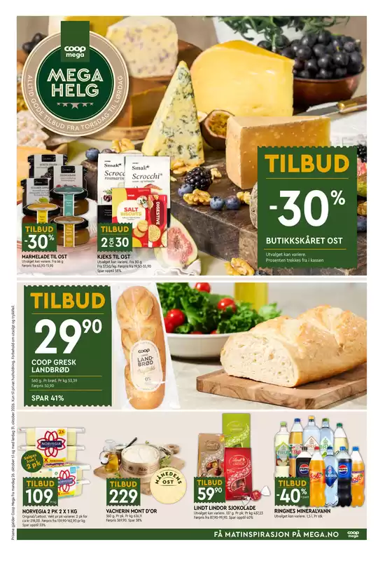 Coop Mega-katalog | Våre beste tilbud for deg | 2026-10-26T00:00:00.000Z - 2026-11-01T00:00:00.000Z