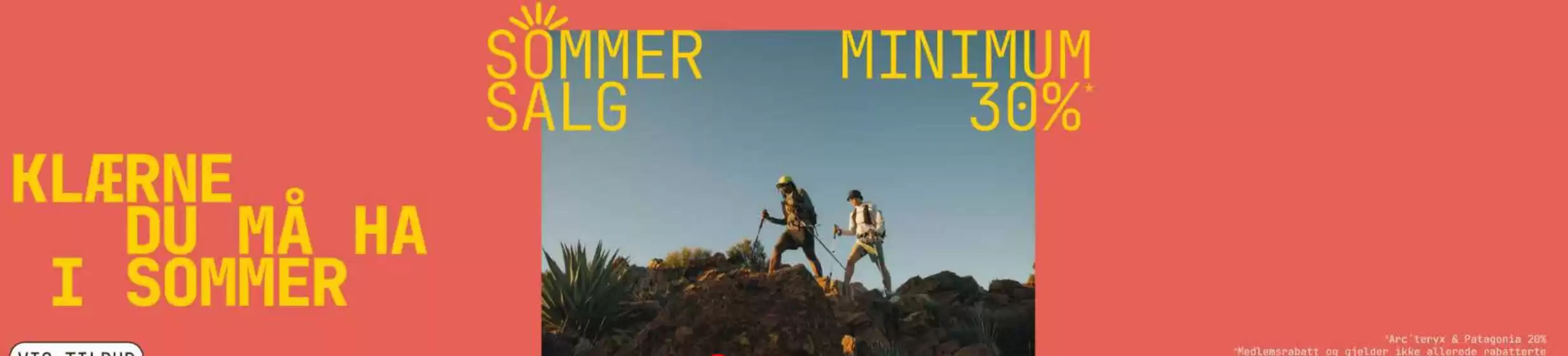 Sommer Salg Minimum 30%