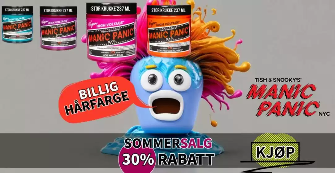 Sommersalg 30% rabatt