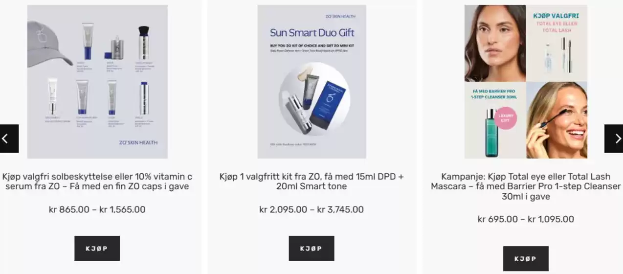 kr 865.00 - kr 1,565.00