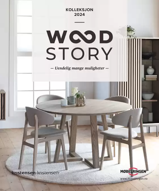 WoodStory - spisebord og oppbevaring