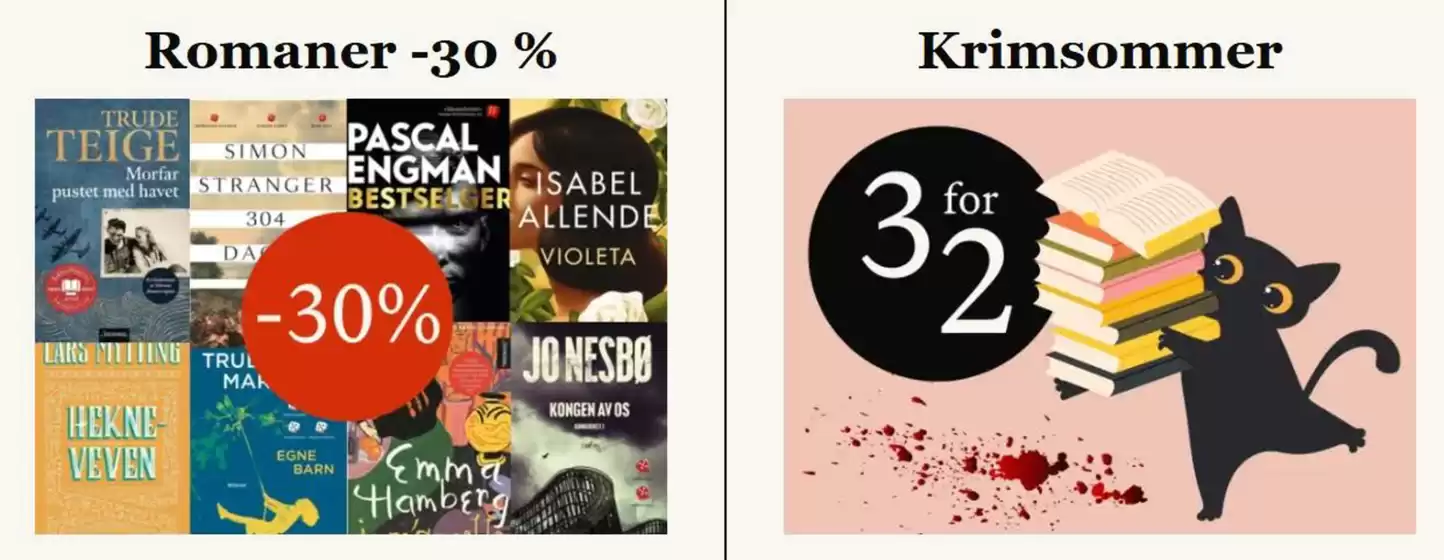 Bokkilden-katalog i Grimstad | Romaner -30% | 2025-07-16T00:00:00.000Z - 2025-07-30T00:00:00.000Z