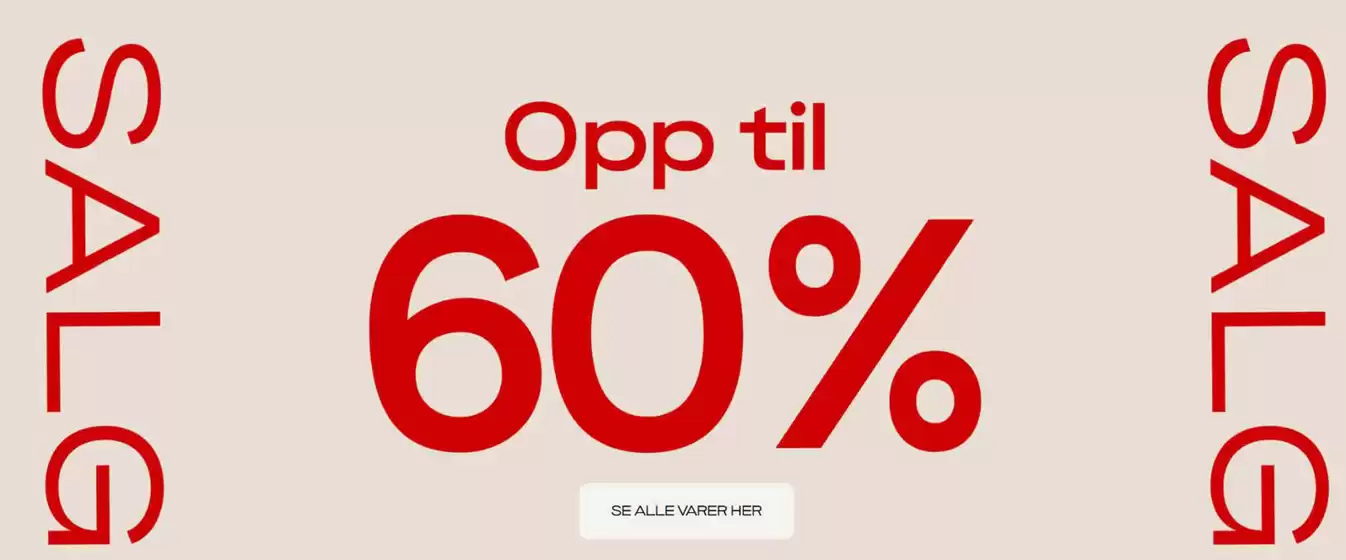 Opptil 60%
