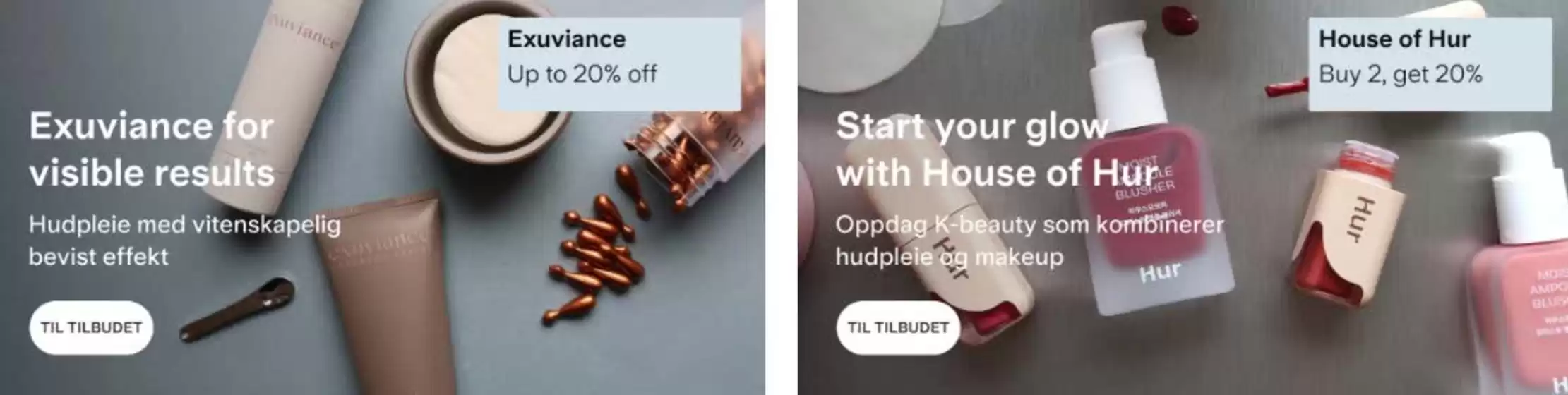 Up to 25% on skincare