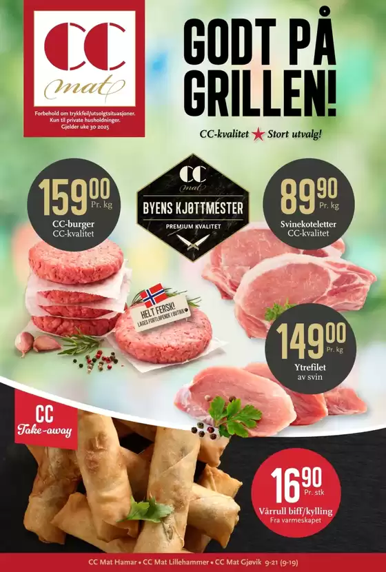 CC Mat-katalog i Gamle Fredrikstad | CC Mat Kundeavis | 2025-07-21T00:00:00.000Z - 2025-07-27T00:00:00.000Z
