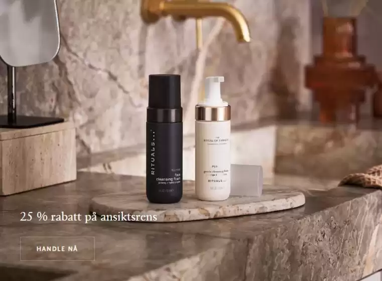 25% rabatt på ansiktsrens