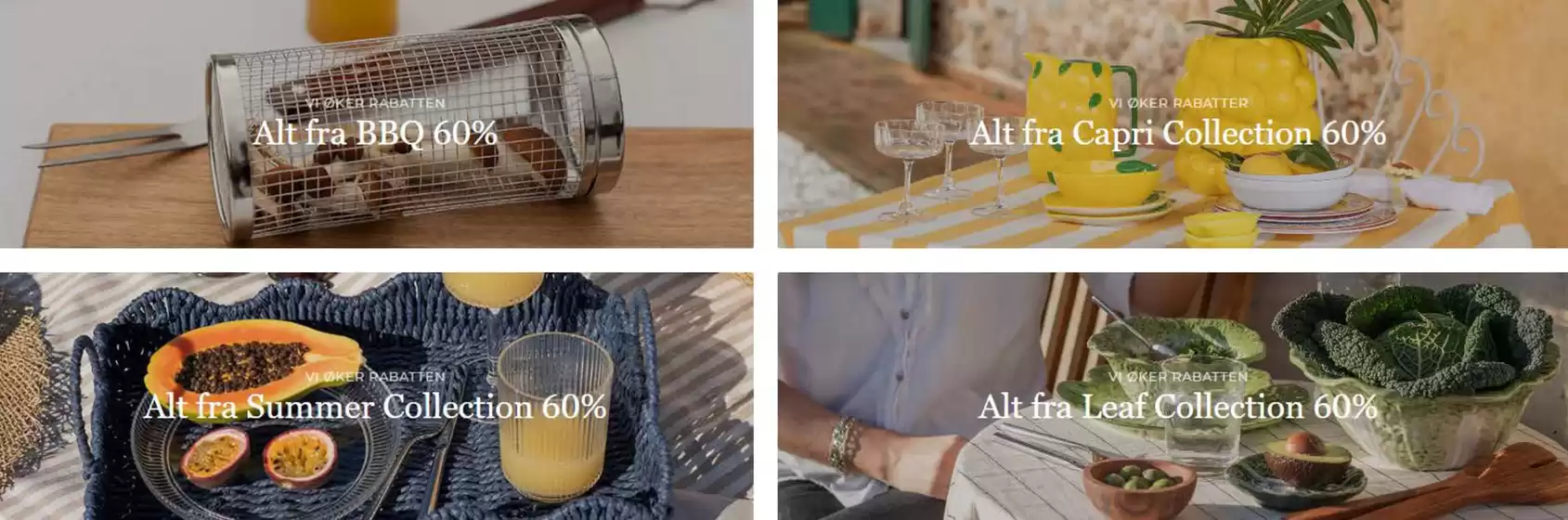 Sommervarer opptil 60%