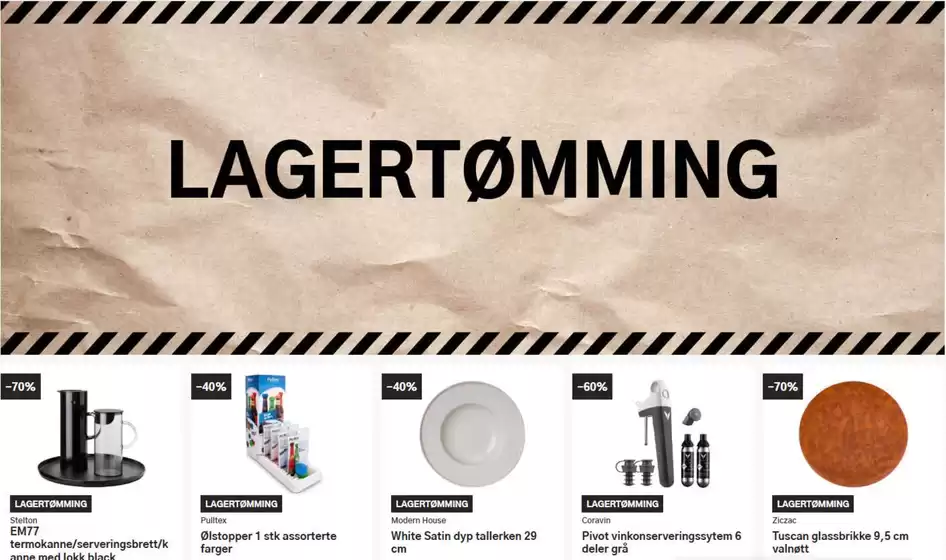Lagertømming