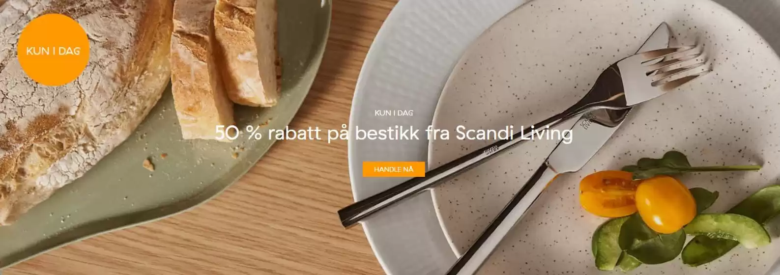 Nordic Nest-katalog i Ålesund | 50% rabatt på bestikk fra Scandi Living | 2025-07-30T00:00:00.000Z - 2025-07-30T00:00:00.000Z