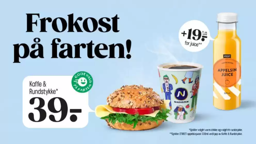 Narvesen-katalog i Moss | Frokost på farten! | 2025-07-30T00:00:00.000Z - 2025-08-13T00:00:00.000Z