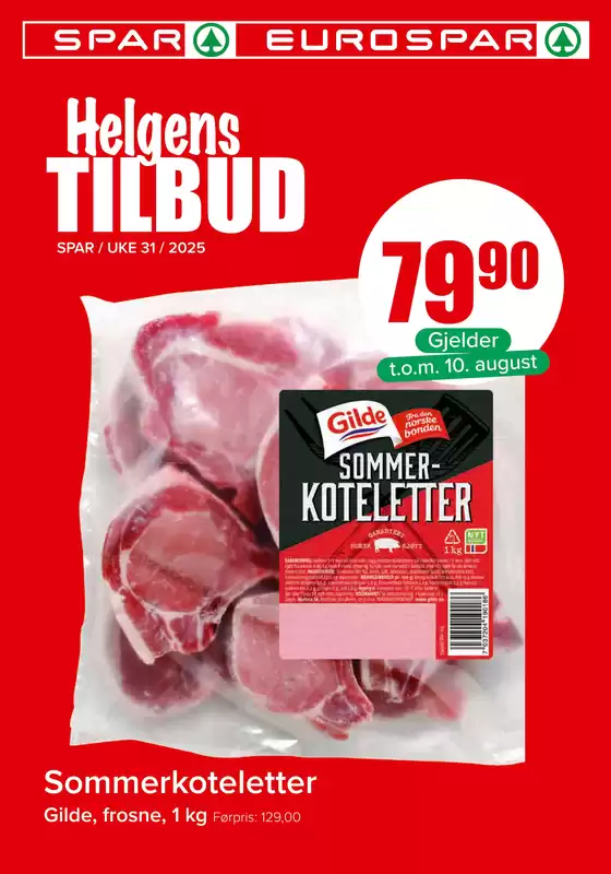 Spar-katalog i Brekstad | Flott tilbud for alle kunder | 2025-07-28T00:00:00.000Z - 2025-08-10T00:00:00.000Z
