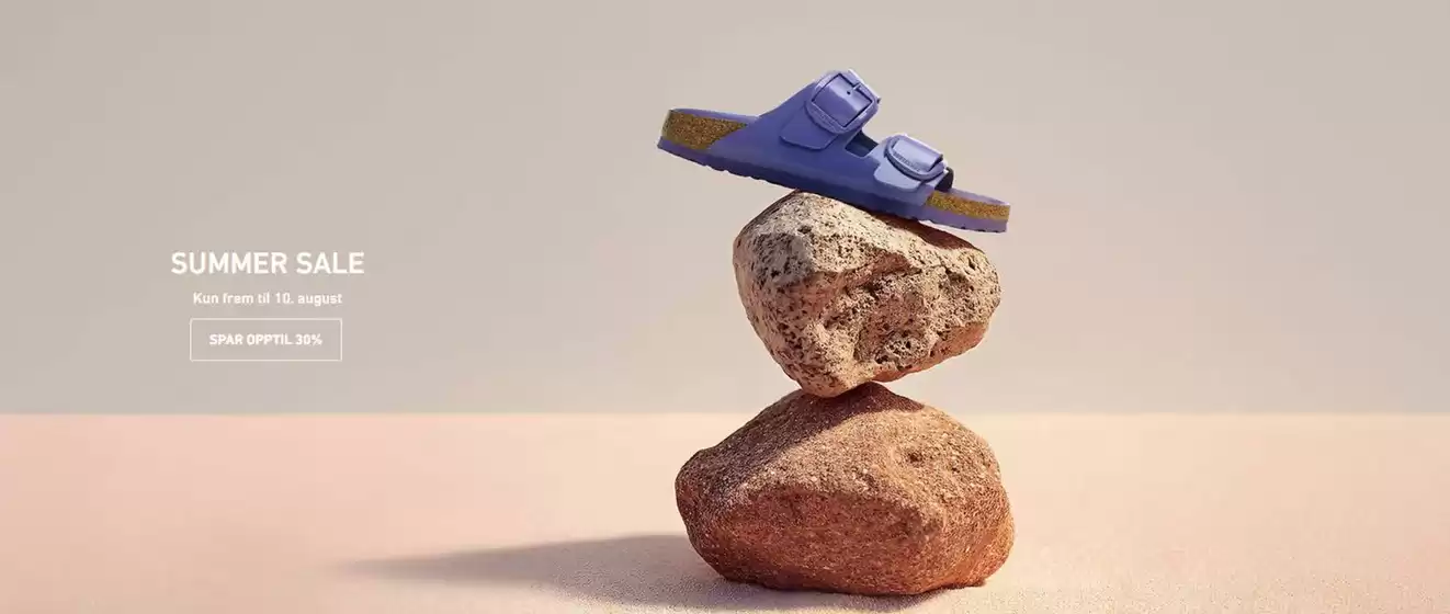 Birkenstock-katalog i Oslo | Summer Sale  | 2025-07-31T00:00:00.000Z - 2025-08-10T00:00:00.000Z