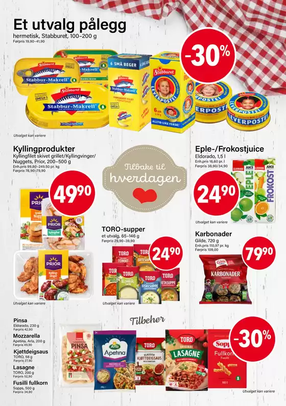 Skivet pålegg