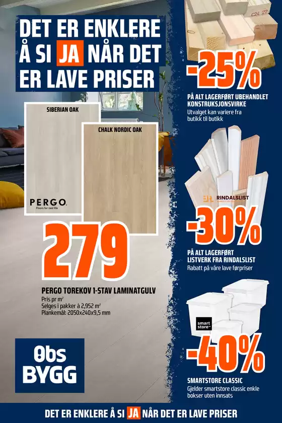 Obs Bygg-katalog i Stokmarknes | Aktuelle kupp og tilbud | 2025-08-03T00:00:00.000Z - 2025-08-17T00:00:00.000Z
