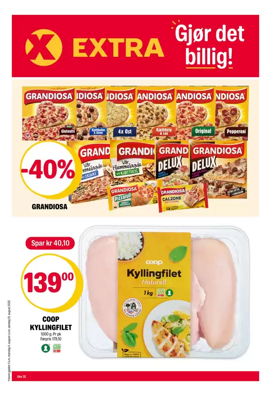 Coop Extra-katalog i Dalekvam | Eksklusive tilbud og kupp | 2025-08-04T00:00:00.000Z - 2025-08-10T00:00:00.000Z