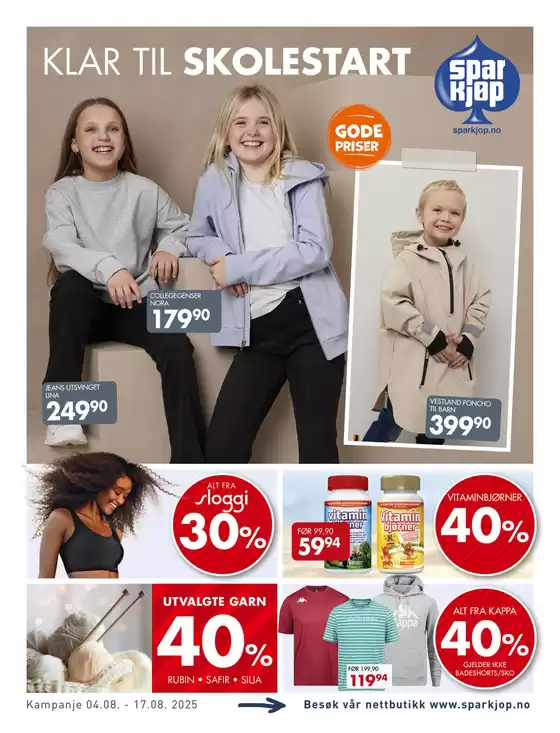 Sparkjøp-katalog i Haugesund | Sparkjøp Kundeavis | 2025-08-04T00:00:00.000Z - 2025-08-17T00:00:00.000Z