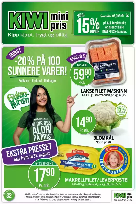 Kiwi-katalog i Oslo | Kiwi Kundeavis | 2025-08-04T00:00:00.000Z - 2025-08-10T00:00:00.000Z