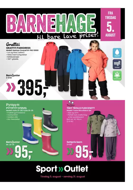 Sport Outlet-katalog i Havøysund | Eksklusive tilbud for våre kunder | 2025-08-05T00:00:00.000Z - 2025-08-31T00:00:00.000Z