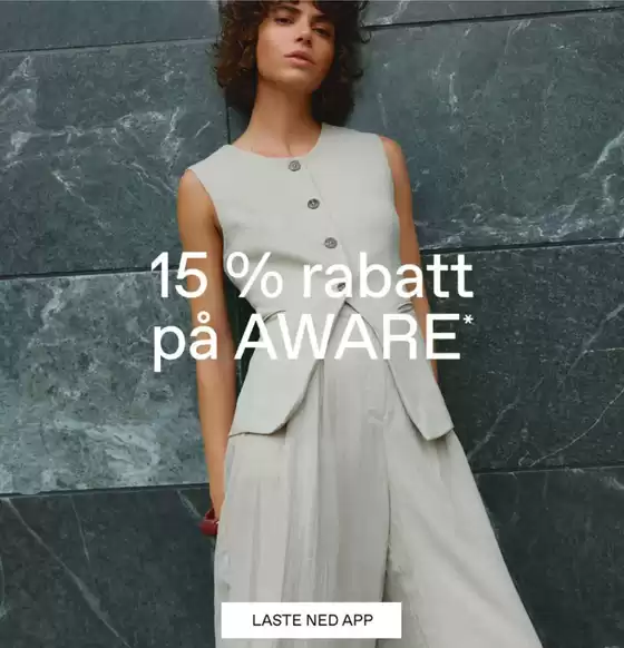 15% rabatt På aware