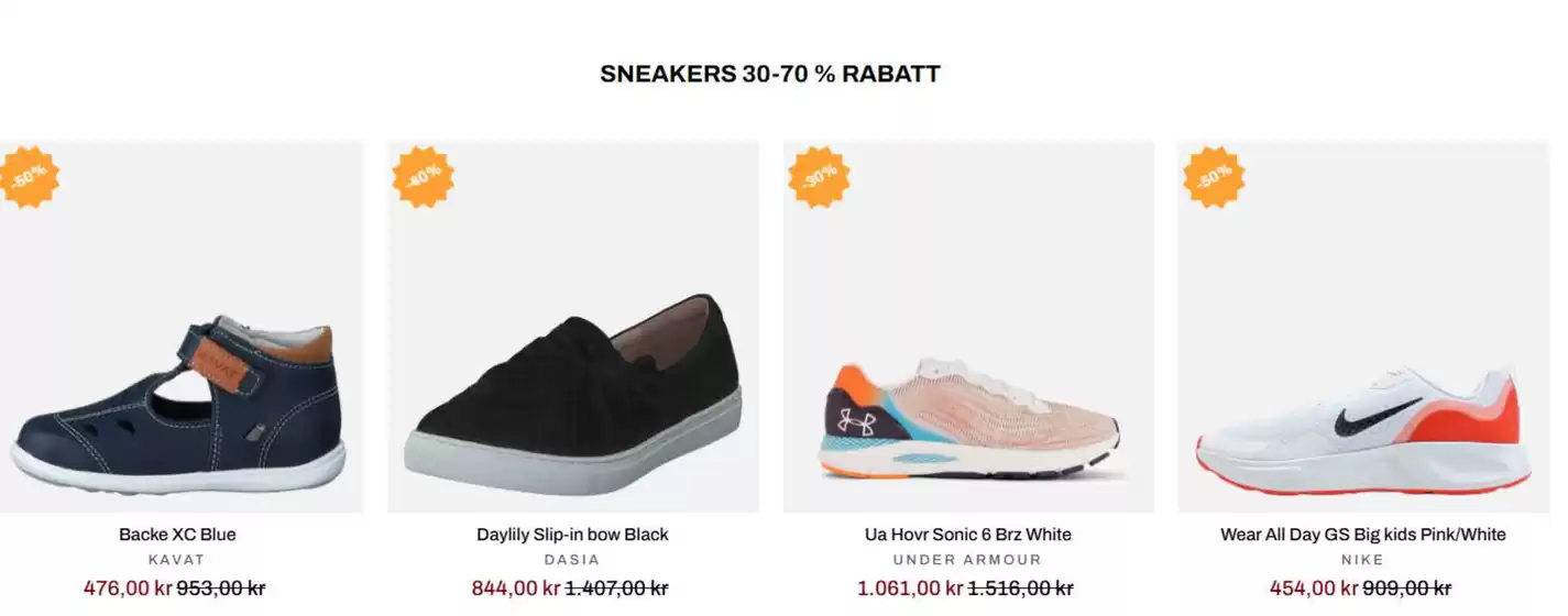 Brandosa-katalog i Vinstra | Sneakers 30-70 % rabatt | 2025-08-08T00:00:00.000Z - 2025-08-22T00:00:00.000Z