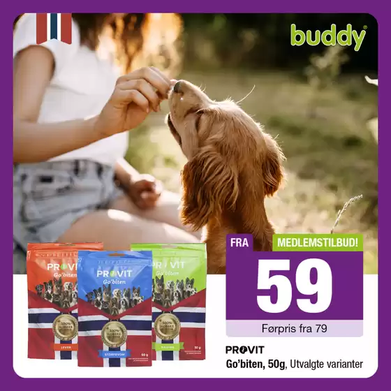 Buddy-katalog i Tiller | Medlemstilbud! | 2025-08-08T00:00:00.000Z - 2025-08-22T00:00:00.000Z