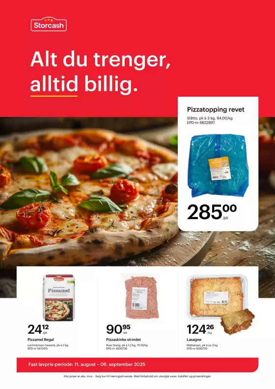 Storcash kundeavis