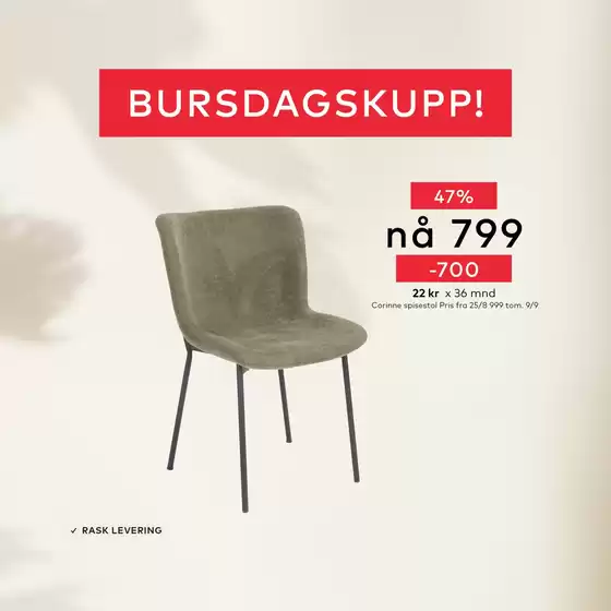Topptilbud og rabatter