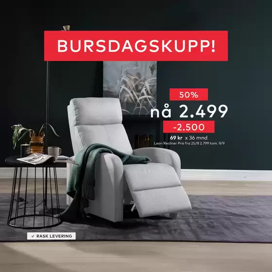 Topptilbud og rabatter