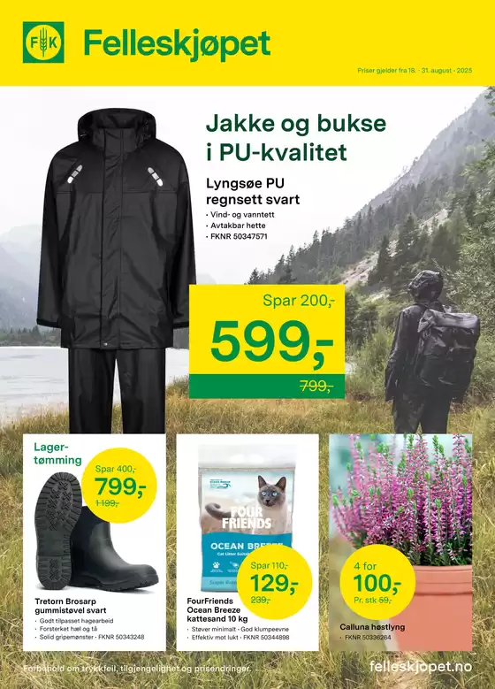 Felleskjøpet-katalog | Felleskjøpet Kundeavis | 2025-08-18T00:00:00.000Z - 2025-08-31T00:00:00.000Z