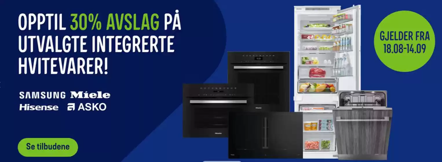 Elkjøp-katalog i Rådal | 30% avslagi | 2025-08-18T00:00:00.000Z - 2025-09-14T00:00:00.000Z