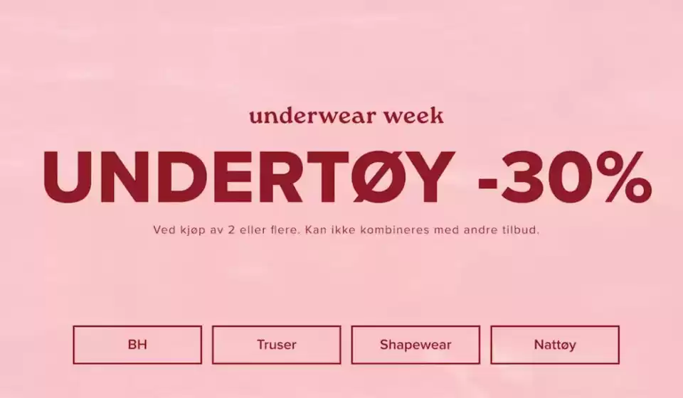 Cubus-katalog i Kleppe | Undertøy -30% | 2025-08-19T00:00:00.000Z - 2025-08-24T00:00:00.000Z