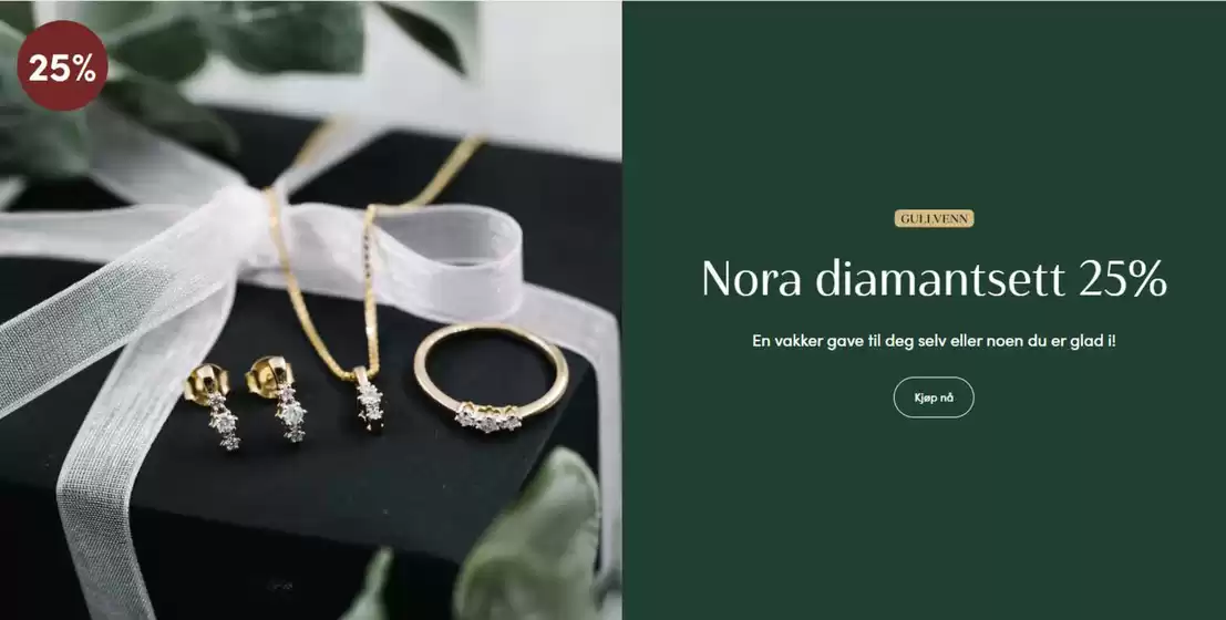 Nora diamantsett 25%