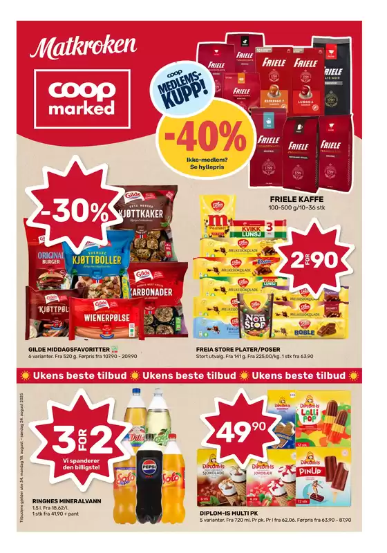 Aktuelle kupp og tilbud