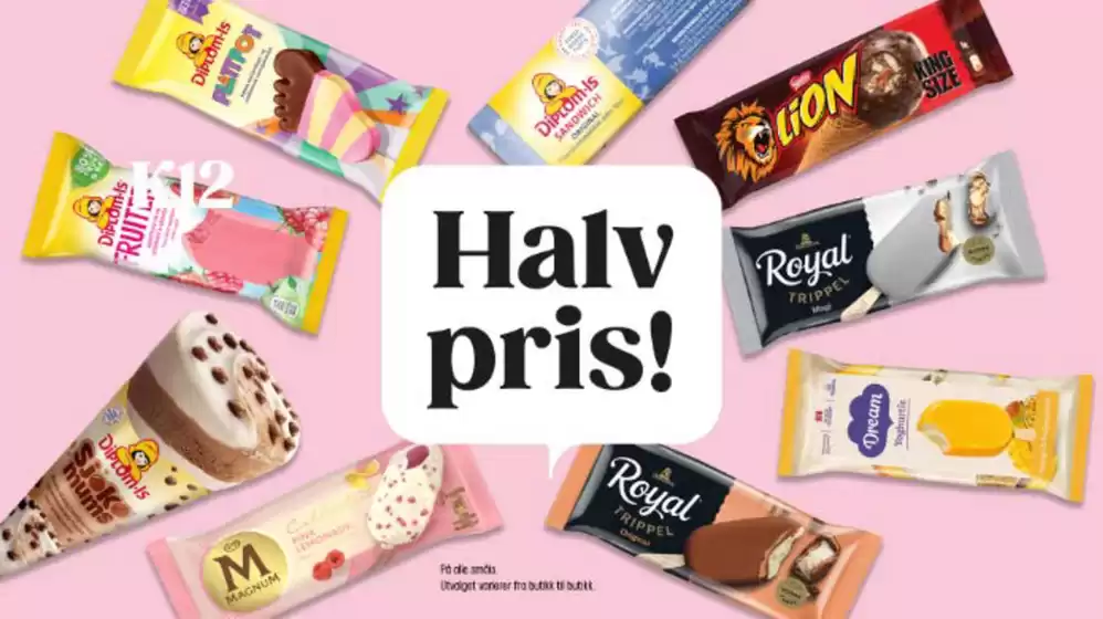 Halv pris!