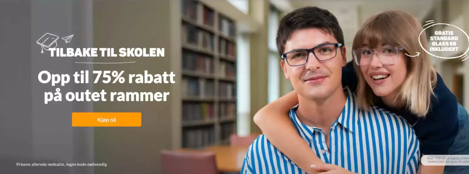 SmartBuyGlasses-katalog i Haugesund | Tilbake til skolen | 2025-08-21T00:00:00.000Z - 2025-09-04T00:00:00.000Z