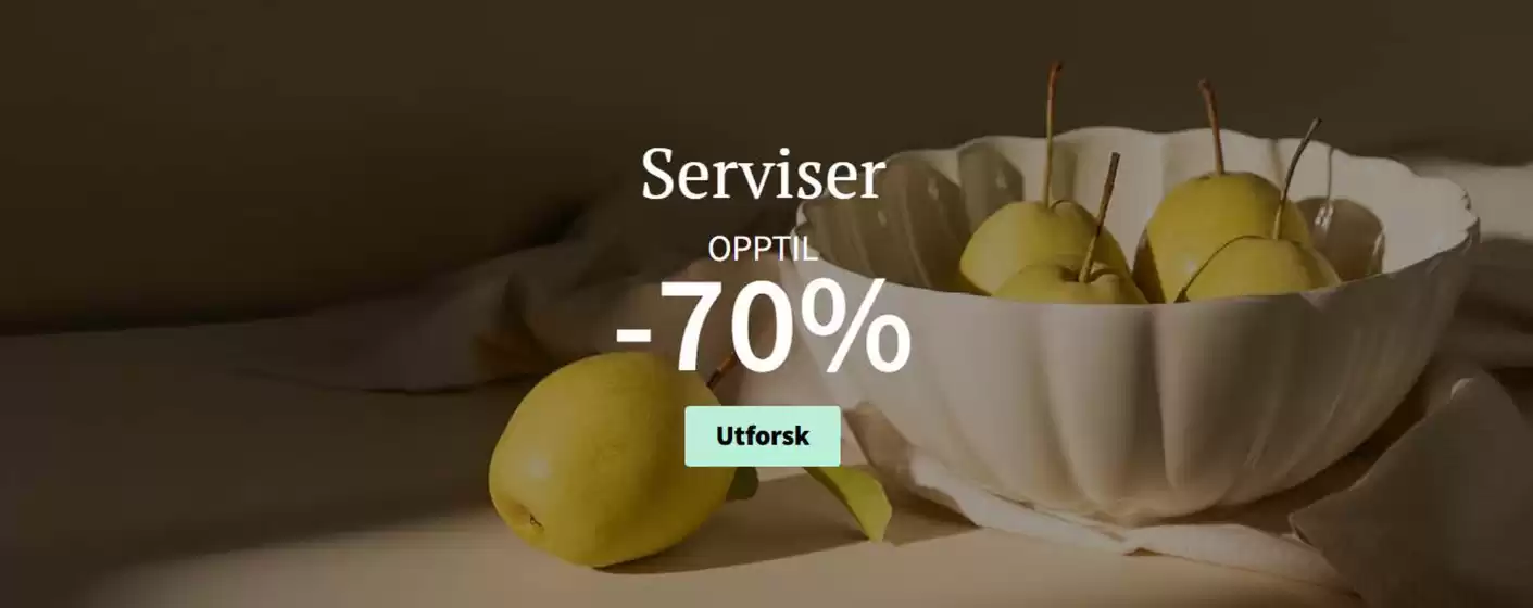 Tilbords-katalog i Arendal | -70% | 2025-08-21T00:00:00.000Z - 2025-09-04T00:00:00.000Z