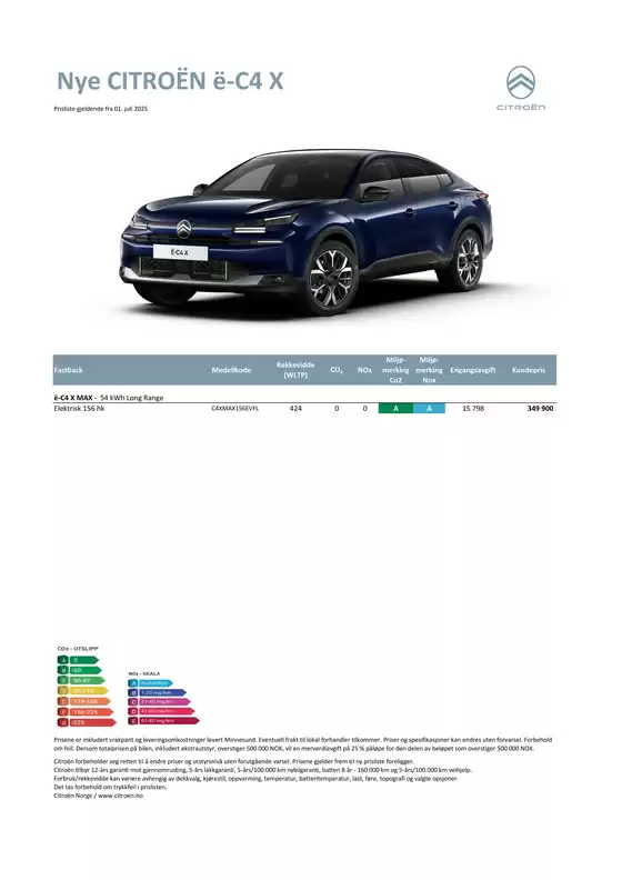 Citroën Ë-C4 X