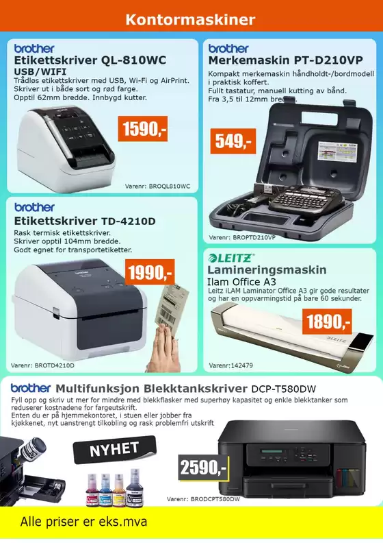 27 butikker over hele landet. Alle
